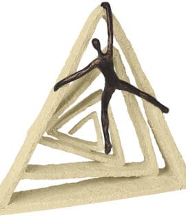 פסל אומנותי "האדם במימד השלישי" מבית פסלי היוקרה "GRACIA GALLERY"