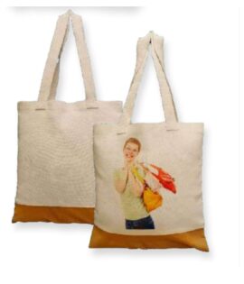 תיק קנבס עם שעם