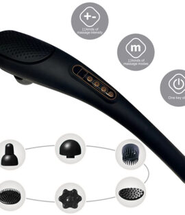 מכשיר מסאז חשמלי עם 6 ראשי עיסוי