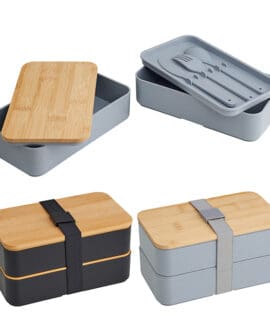 קופסת אוכל כפולה