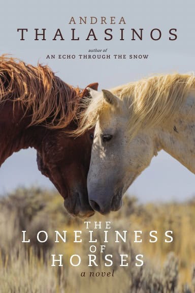 Horses in a quiet field, symbolizing solitude and connection, related to the theme of loneliness in.