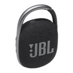 مكبر صوت بلوتوث محمول JBL Clip 4، بطارية تدوم 10 ساعات - أسود