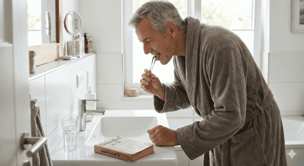 Ist Zungeschaben gesund?