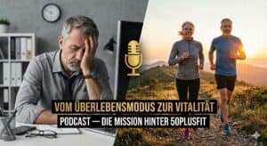 Stress im Büro, Podcast über Vitalität und Lebensfreude für 50plus.