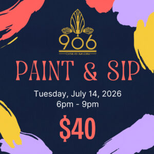 Paint & Sip - July 2026