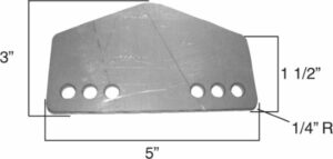 LZ-109-A, Brake Pedal Mount