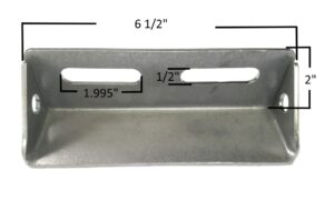 AA-179-C   Front Bumper Mount in 3/16" steel, PAIR