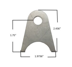 AA-277-D Jacobs Ladder, 1/4″ Steel, 1/2″ Hole