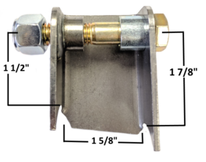 Angled Coil Over Mount, Right side