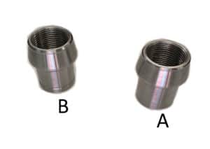 High precision stainless steel threaded pipe fittings from A&A Manufacturing company.