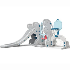 Kiddy bear slide with swing