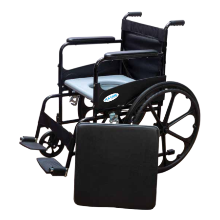 Commode Wheelchair (Powder Coated)