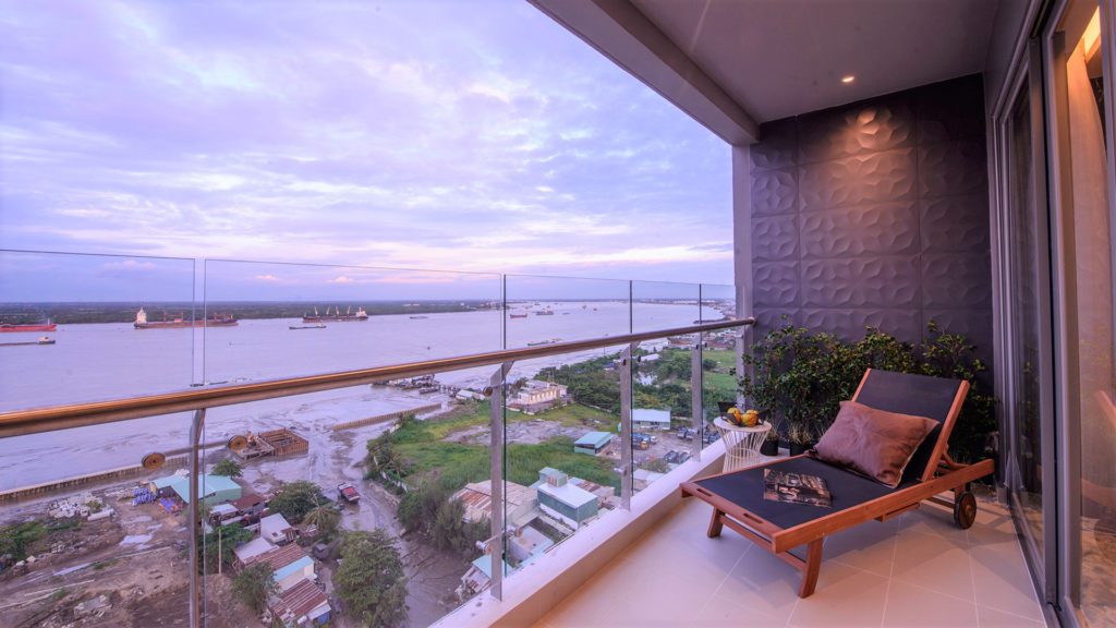 ホーチミン市のコンドミニアムからの風景