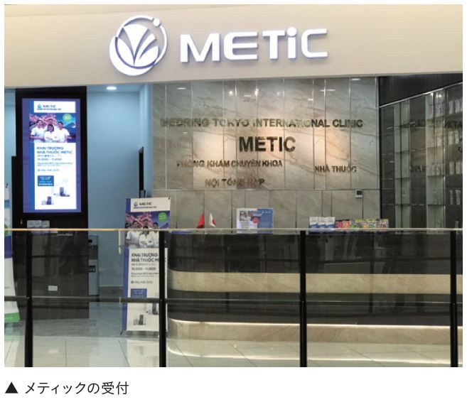 メティックの受付