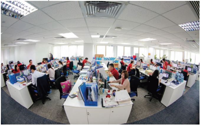 UICの社内の様子