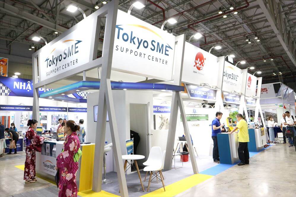 東京都中小企業振興公社の出展ブースの様子