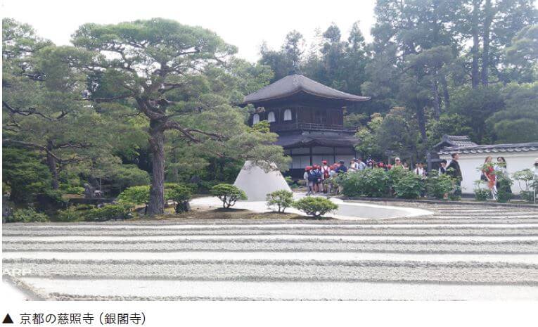 京都の銀閣寺