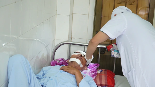 農業用ドローンのプロペラで裂傷被害を受けた患者