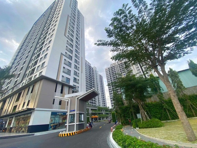 ベトナムの高級マンション外観