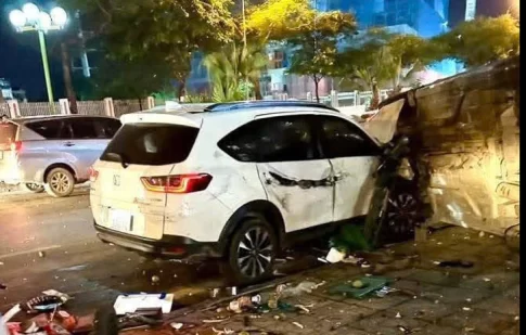 飲酒運転で事故を起こした車両