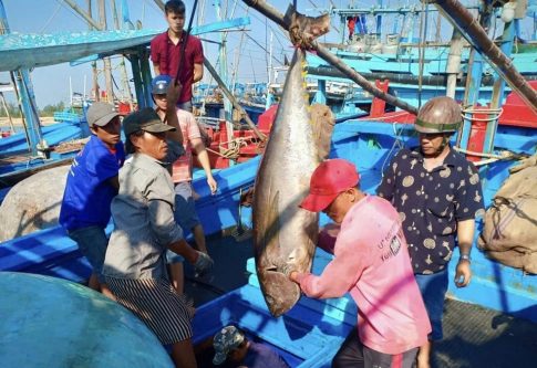 ベトナムの漁師