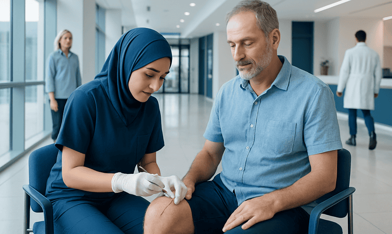 What is this treatment? — suture removal in turkey