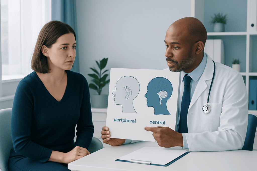 Causes and Risk Factors — peripheral vertigo vs central vertigo