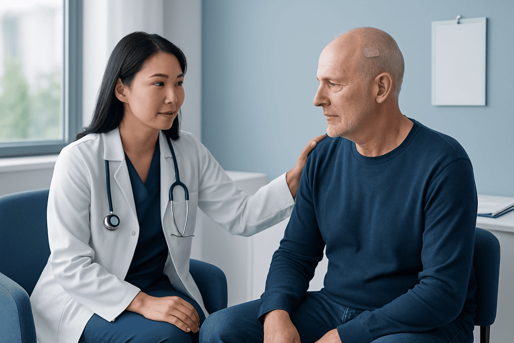 Healing and incision care — deep brain stimulation recovery