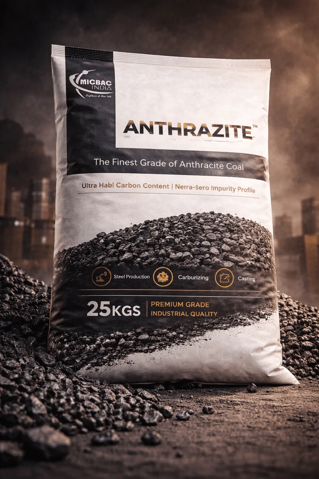High-grade anthracite coal