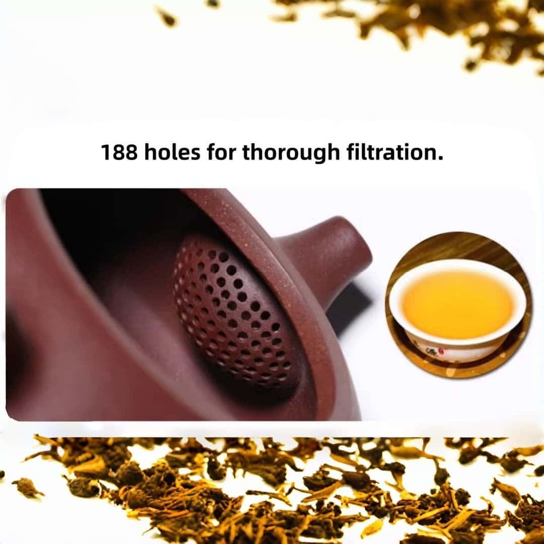 Shanshui flat jade teapot