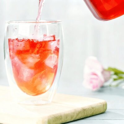 cherry rose tea