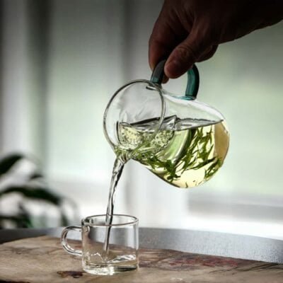 borosilicate glass teapot
