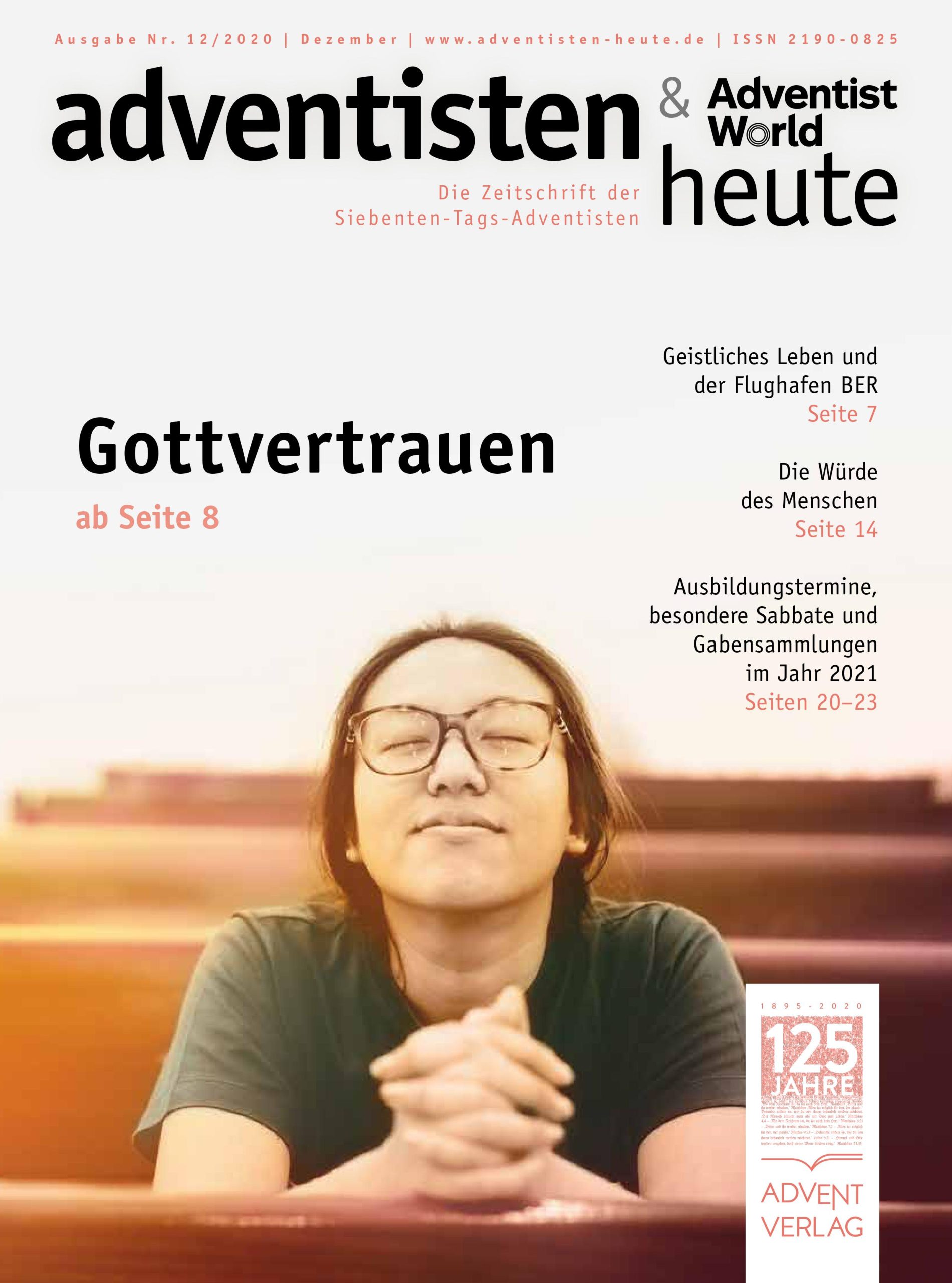 Glaube, Gottvertrauen, christliche Zeitschrift, Adventsverlag, religiöse Literatur, christliche Inspiration, Adventistische Publikation, geistliches Leben, Bibelarbeit, Glaube im Alltag.