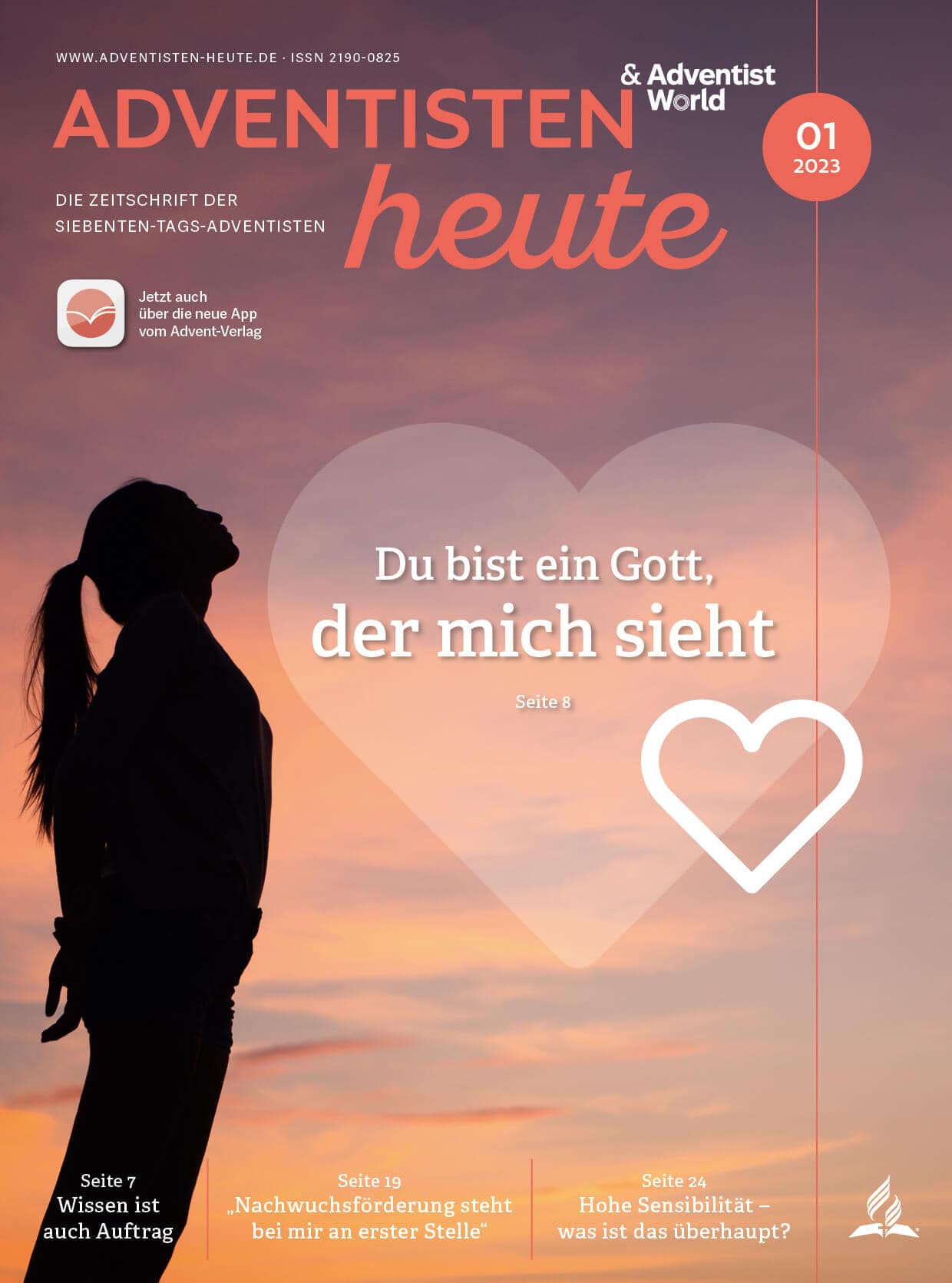 1. Christliche Zeitschrift Adventisten heute mit Fokus auf Spiritualität, Glauben und christliche Werte, passend für evangelische Christen und Interessierte.