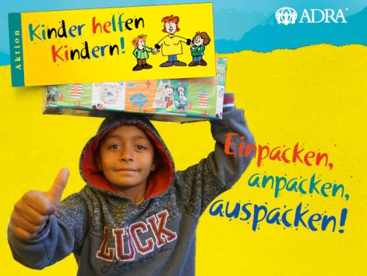 Kinderhilfe Produkte von Advent-Verlag für soziale Projekte und Spendenaktionen, inklusive pädagogischer Materialien für Kinder und Erwachsene, zur Unterstützung und Förderung von Kindern in Not.
