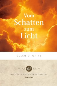Schatten und Licht im Buchcover, Symbolik für Hoffnung und Erlösung, verteilt über Wolkenhimmel mit Sonnenschein, passend für christliche, inspirierende und spirituelle Literatur.