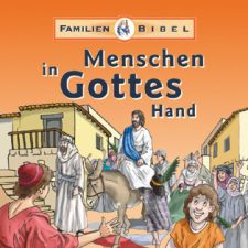Ein biblisches Illustrationsbild, das Menschen in einer lebendigen Szene zeigt, die die Botschaft Gottes und Jesus' Handlungsfähigkeit in der Bibel für Familien und Kinder vermittelt.