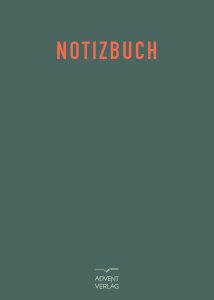 Notizbuch mit Advent-Verlag-Logo, hochwertiges Schreibheft für Notizen, Kalender und kreative Aufzeichnungen, im stilvollen Design, ideal für den Advent und die Weihnachtszeit, langlebiges Papier, perfekt für persönliche und berufliche Nutzung.