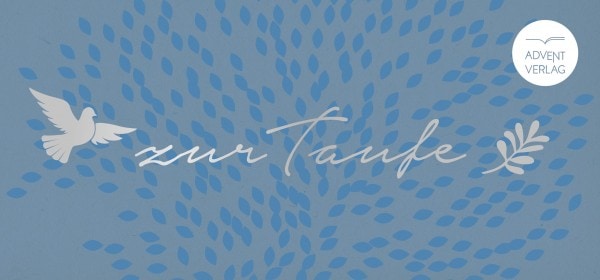 Friedenstaube und Blätter auf hellblauem Hintergrund; optimierte Bildsprache für Advent-Verlag-Geschenkbücher und spirituelle Produkte.