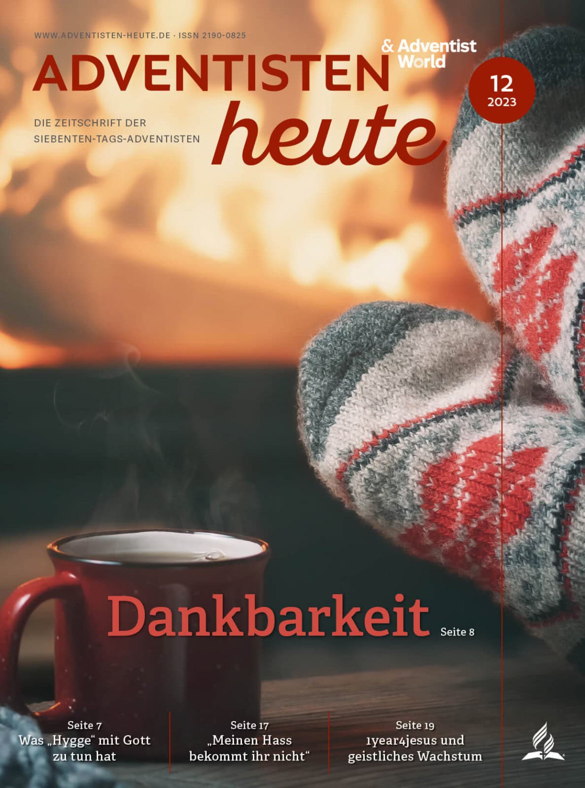 Entspannter Weihnachtsmoment mit warmem Kaffee, Kaminfeuer im Hintergrund, kuschelige Wollsocken und festliche Atmosphäre. Perfekt für die Adventszeit, Reflexionen & Dankbarkeit.