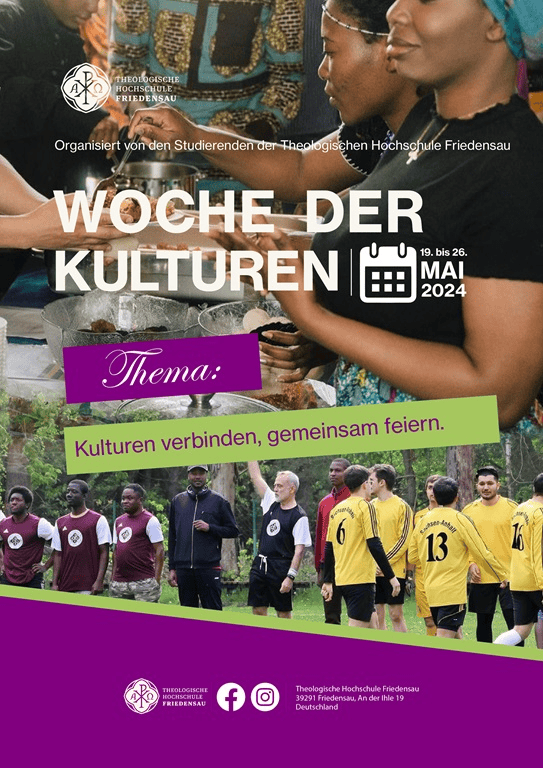 Soziale, kulturelle, interkulturelle, Evangelische Hochschule, Friedensau, Woche der Kulturen 2024, kulturelle Vielfalt, gemeinsames Feiern, multikulturelle Veranstaltung, Deutschland, Studierende, interkultureller Austausch, gesellschaftliche Integration.