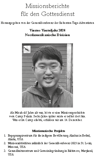 Frei einsehbares Bild eines jungen Mannes mit Brille, der an einem Missionsprojekt beteiligt ist, passend zum Thema Missionarische Projekte bei Advent-Verlag.