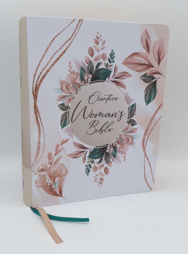 Creative Womans Bible - NKJV (Englisch) - Cover weiß/beige