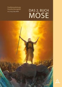 Beeindruckendes altes Moses-Bild mit Berg und Volksmenge, symbolisiert biblische Geschichte, religiöse Bildung, theologische Studien, Christentum, Altes Testament, spirituelle Inspiration, Bibelstudium.