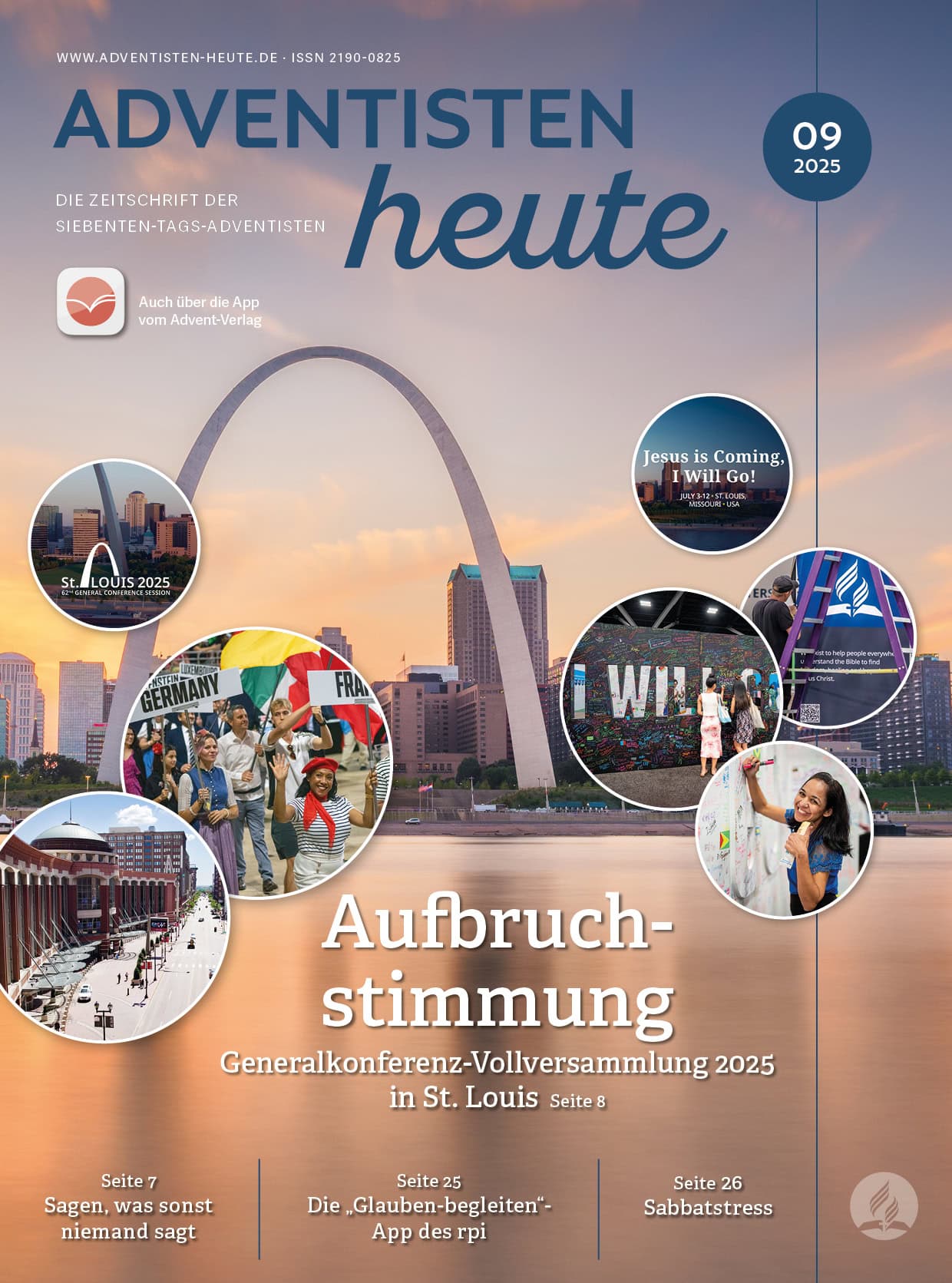 St. Louis 2025, Adventisten Heute Magazin, kirchliche Veranstaltungen, christliche Gemeinschaft, religiöse Nachrichten, evangelischer Glaube, christliche Events in St. Louis, Advent-Verlag Veröffentlichungen, Kirchenzeitung Deutschland, Glauben und Gemeinschaft, religiöse Veranstaltungen 2025.