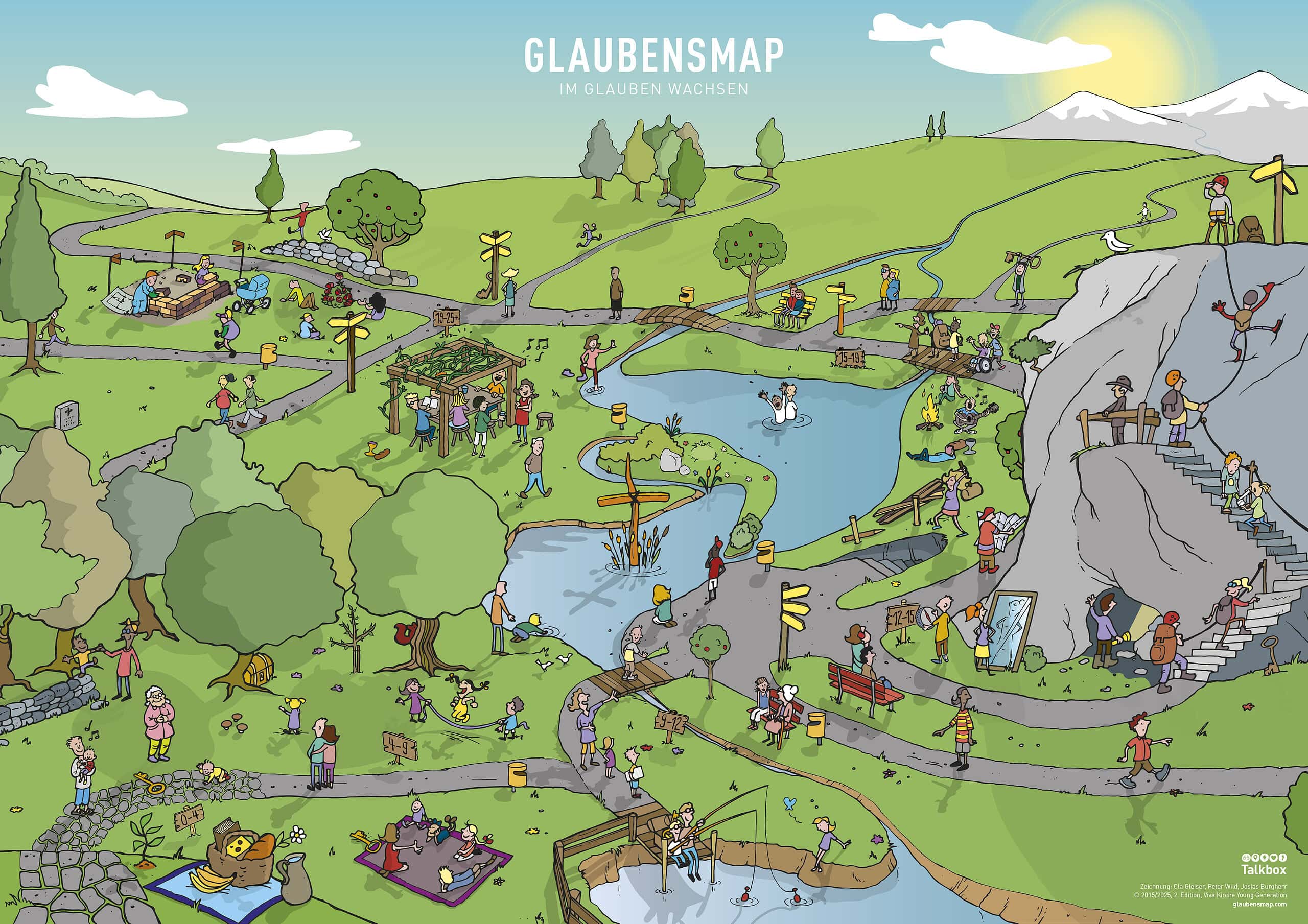 Glaubensmap, Tischset A3