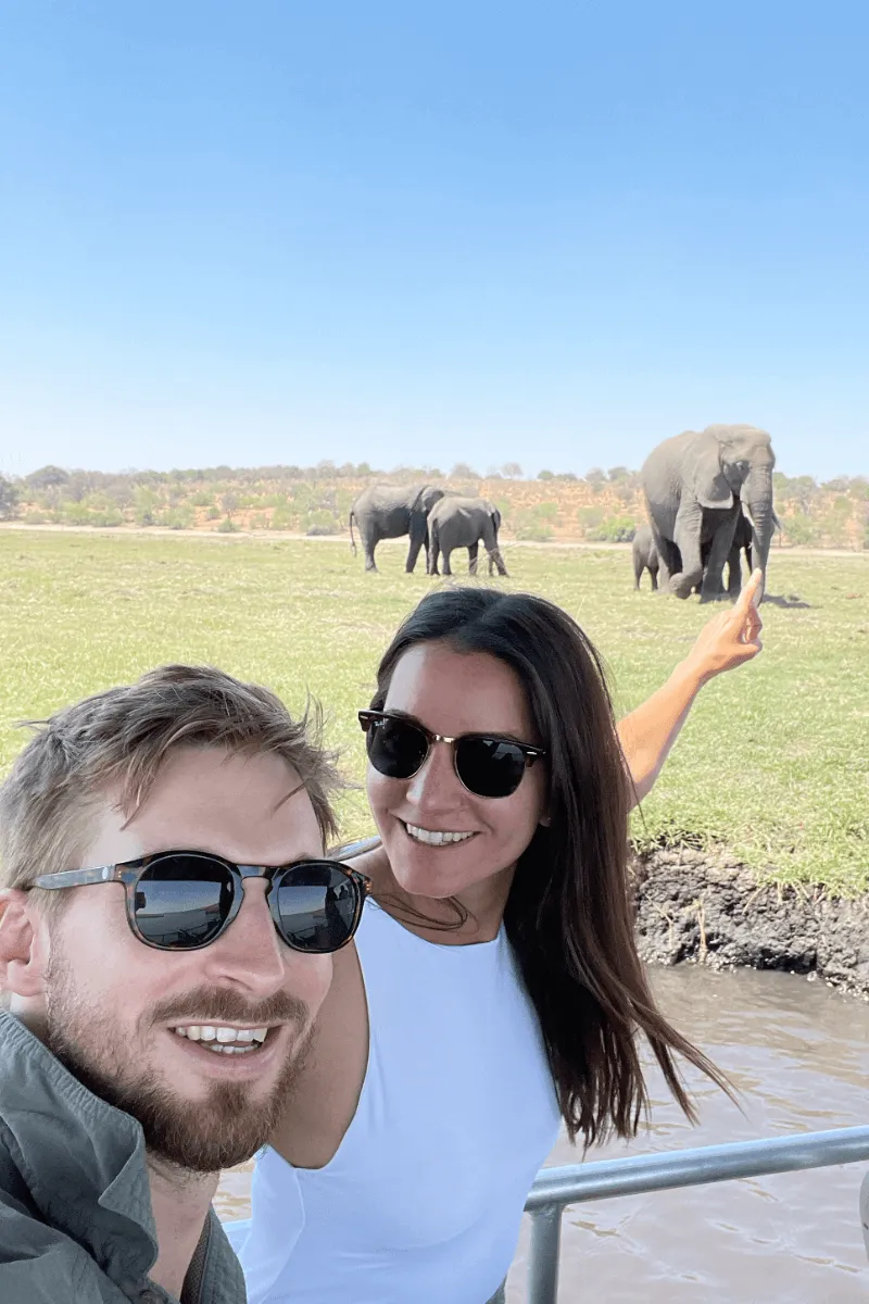 Boat Safaris with Elephant in Chobe National Park