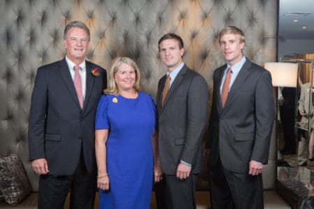 Mr. Brophy and his family at the IPYA Awards Luncheon.