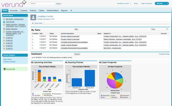 Agency Checklists, MA Insurance News, Mass. Insurance News, MA Insurtech News, Insurtech Boston, Veruna, Jonathon Lincoln