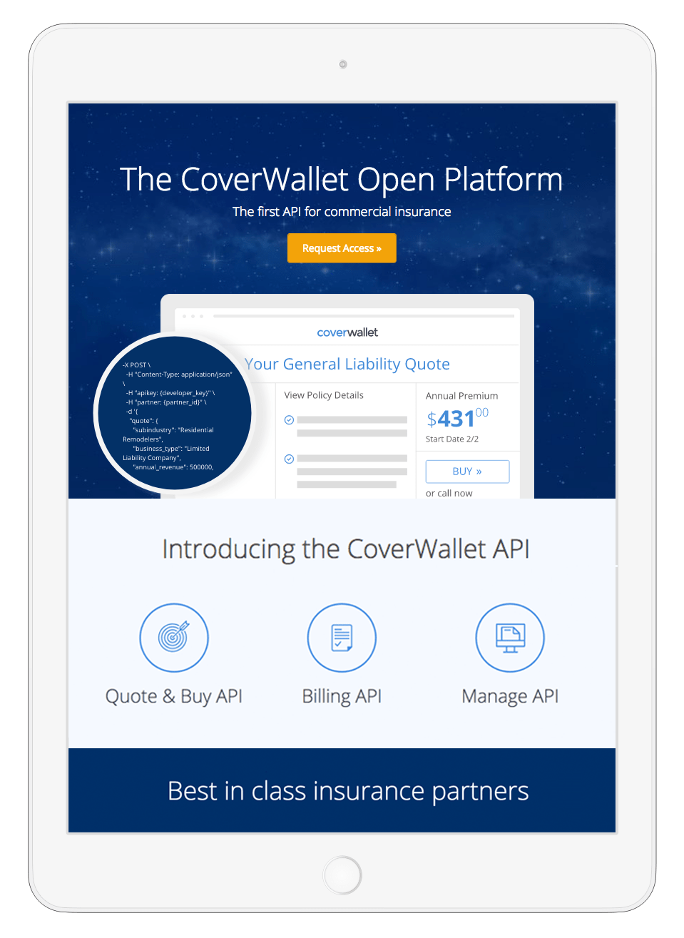Agency Checklists, MA Insurance News, Mass Insurance News, CoverWallet, Insurtechs specializing in small commercial, Small Commercial Insurance Companies, Inaki Berenguer, CoverWallet API, Does CoverWallet have an API for my business?